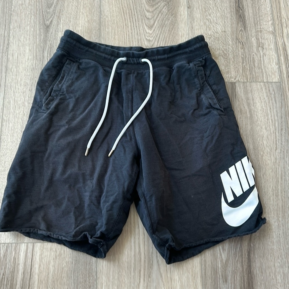 Nike Unfinished Hem Fleece Shorts